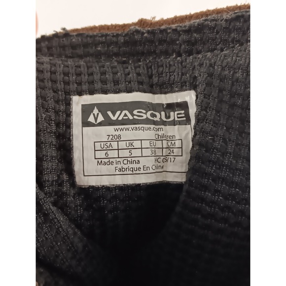 Vasque 7208 Breeze III Ultra Dry Leather Hiking Boots Waterproof Youth 6 Brown - Picture 8 of 10